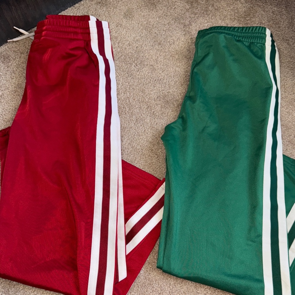 Old Navy Kids track pants - Red and Green